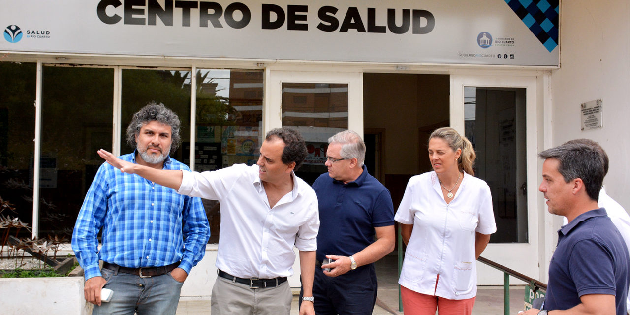 Llamosas recorrió las obras en Centro de Salud