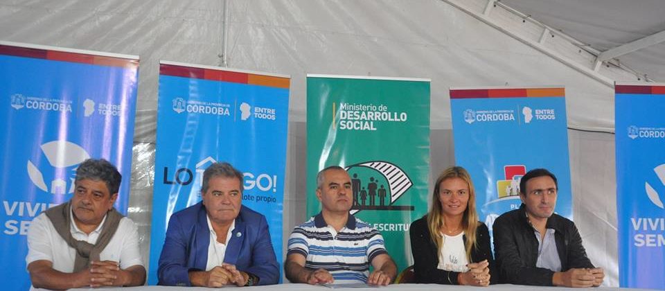 Serrano: la Provincia entregó 208 terrenos