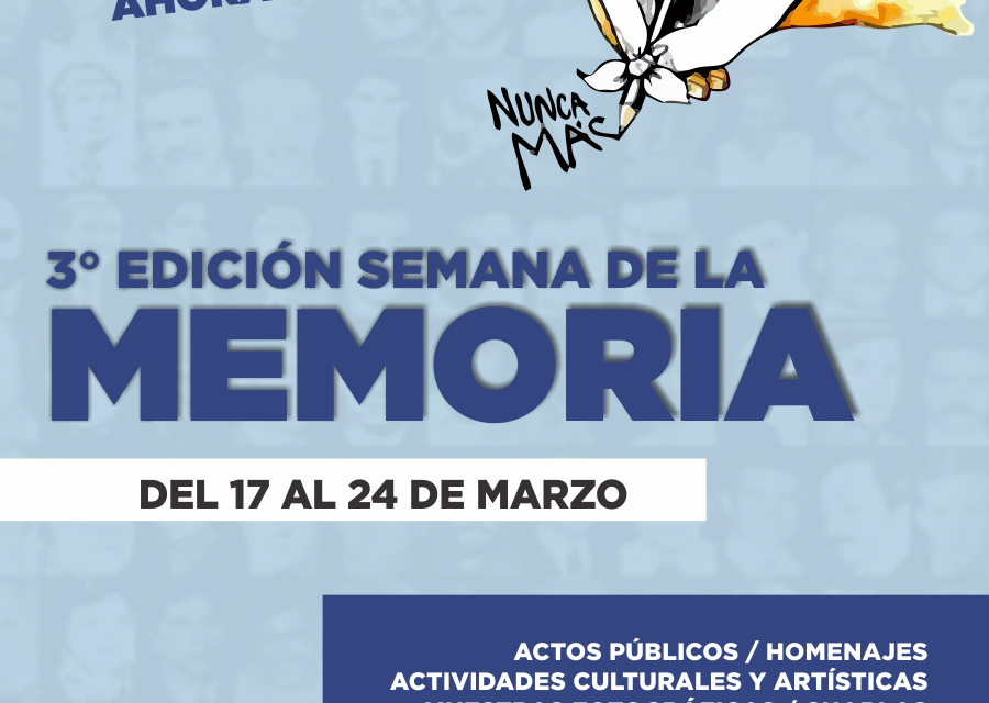 3° edición de la Semana de la Memoria