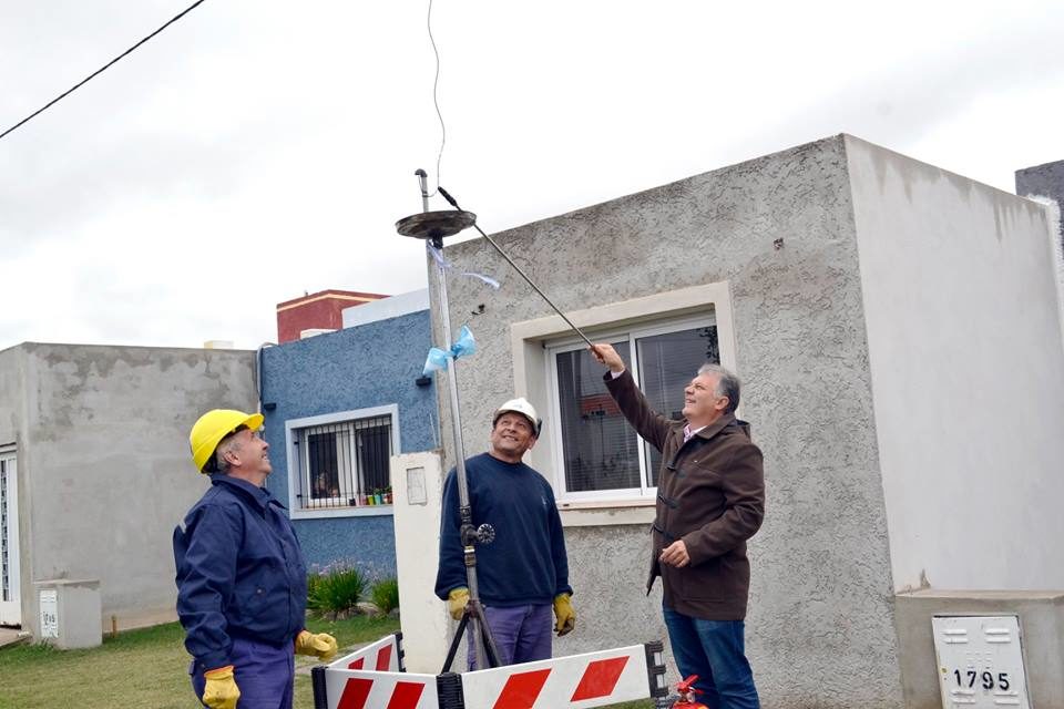 La Carlota: inauguraron extensión de red de gas natural