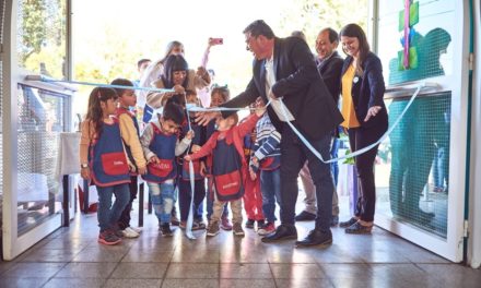 Bengolea: se inauguró el edificio del Jardín De Infantes Dr Juan Manuel Pereyra