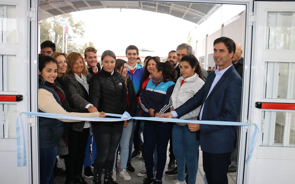 Se inauguró el edificio del IPEM 417 de Chaján