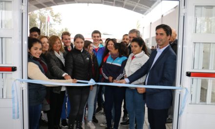 Se inauguró el edificio del IPEM 417 de Chaján