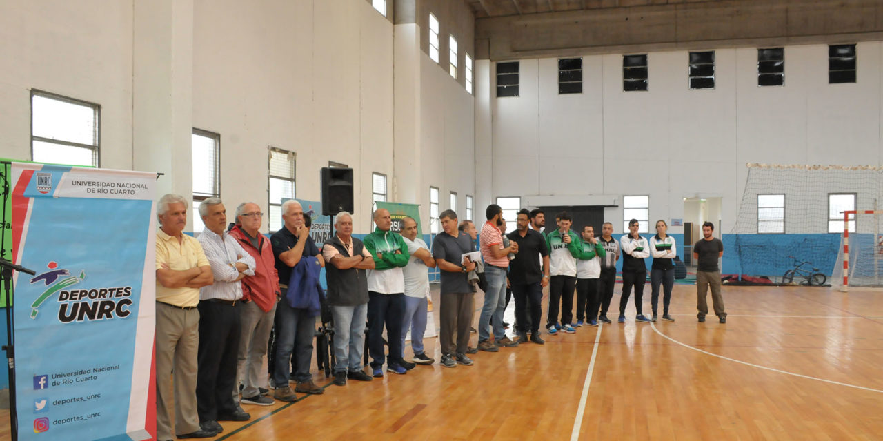 Se inauguraron obras en el gimnasio mayor de la UNRC