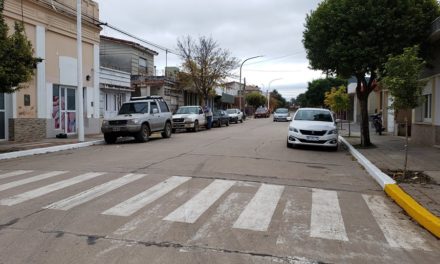 Alcira Gigena: Avanza la obra de centralidad en calle San Martín