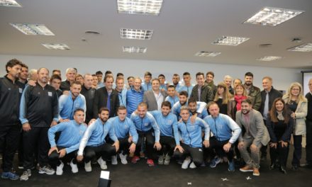 Schiaretti recibió al plantel de Estudiantes de Río Cuarto