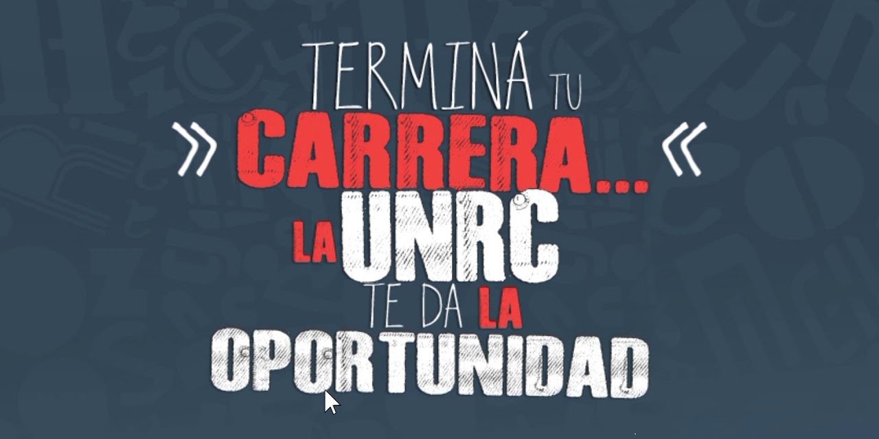 Inscripciones abiertas en el Proyecto Potenciar la Graduación en la UNRC