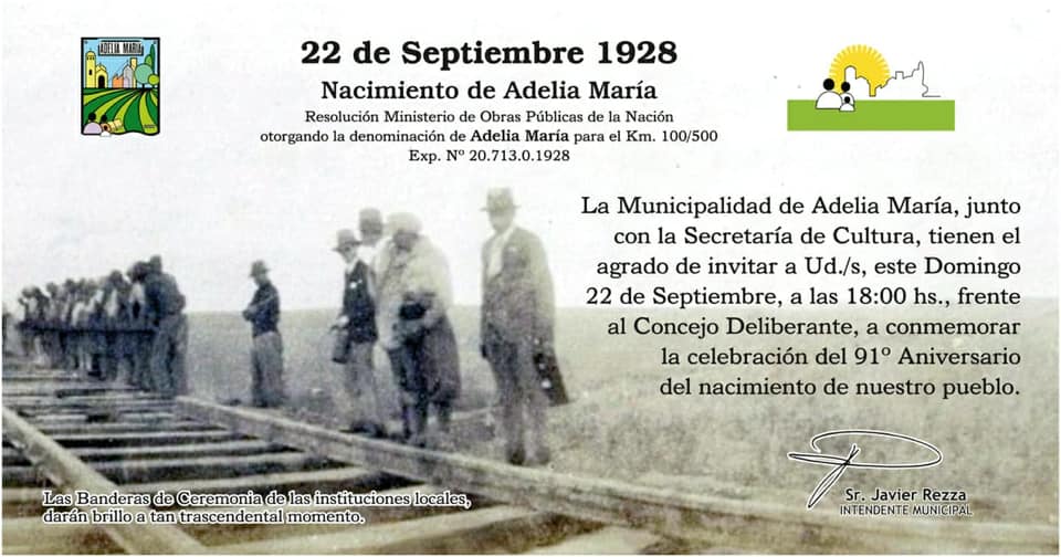 91° Aniversario de Adelia María