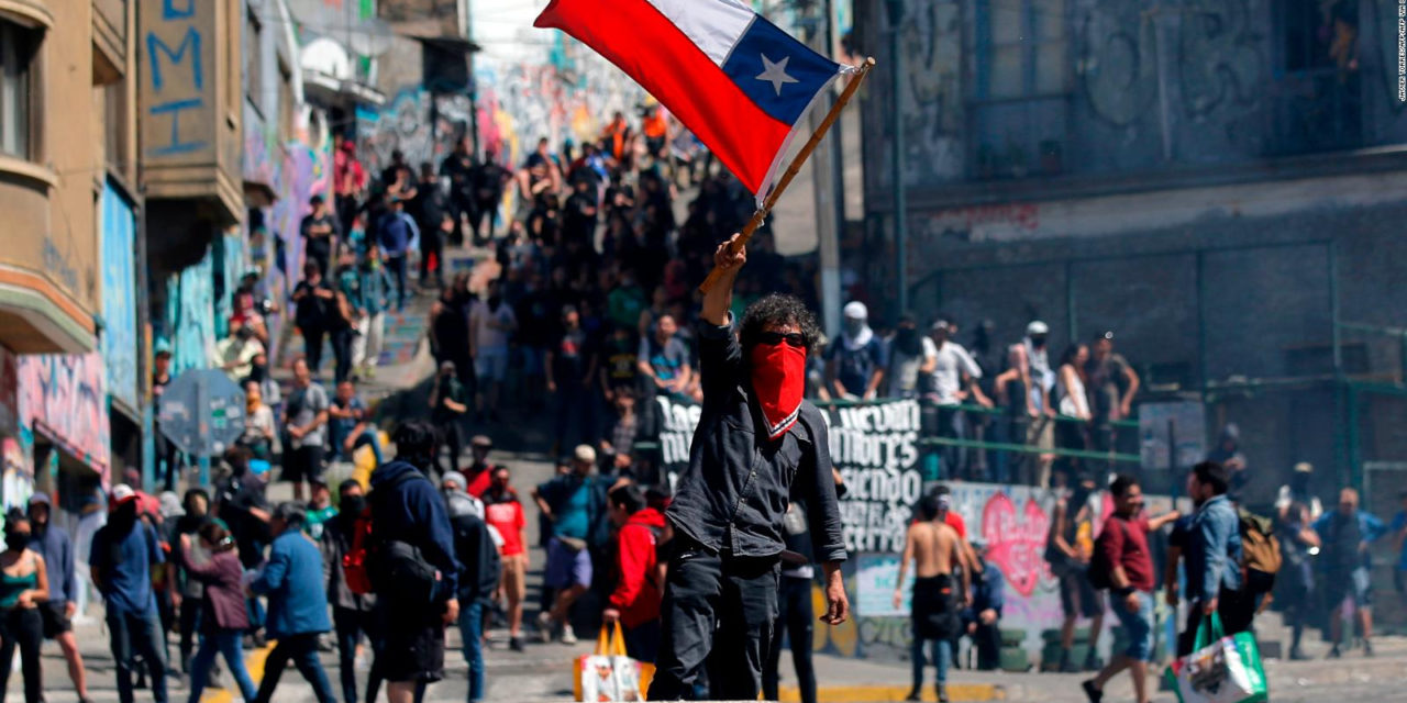 La UNRC expresó su “indignación” por los actos de violencia y represión en Chile