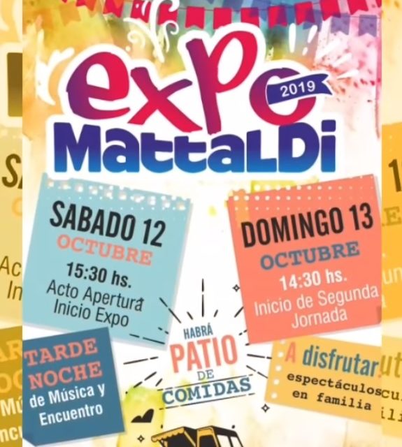Se realizará una nueva edición de la Expo Mattaldi