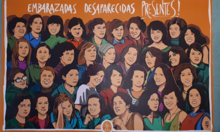 En la UNRC, un mural rinde homenaje a las 35 mujeres embarazadas cordobesas que secuestró la dictadura