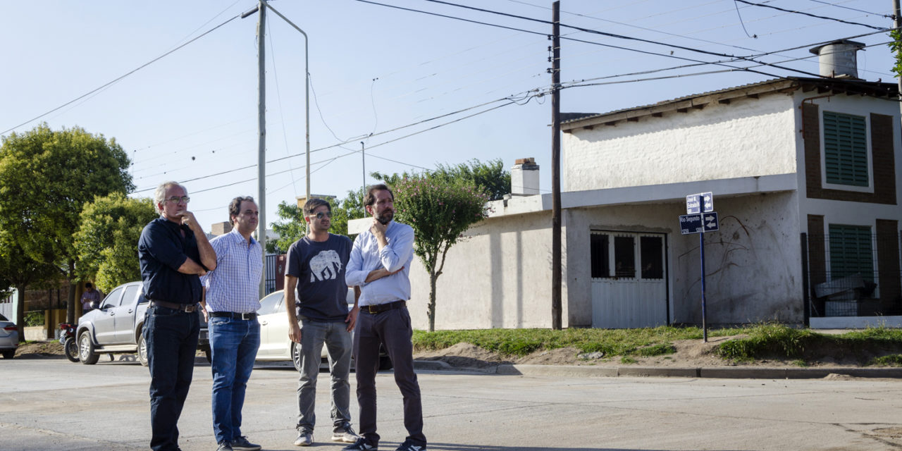 Quedó habilitada de obra de pavimentación en la calle Rio Segundo