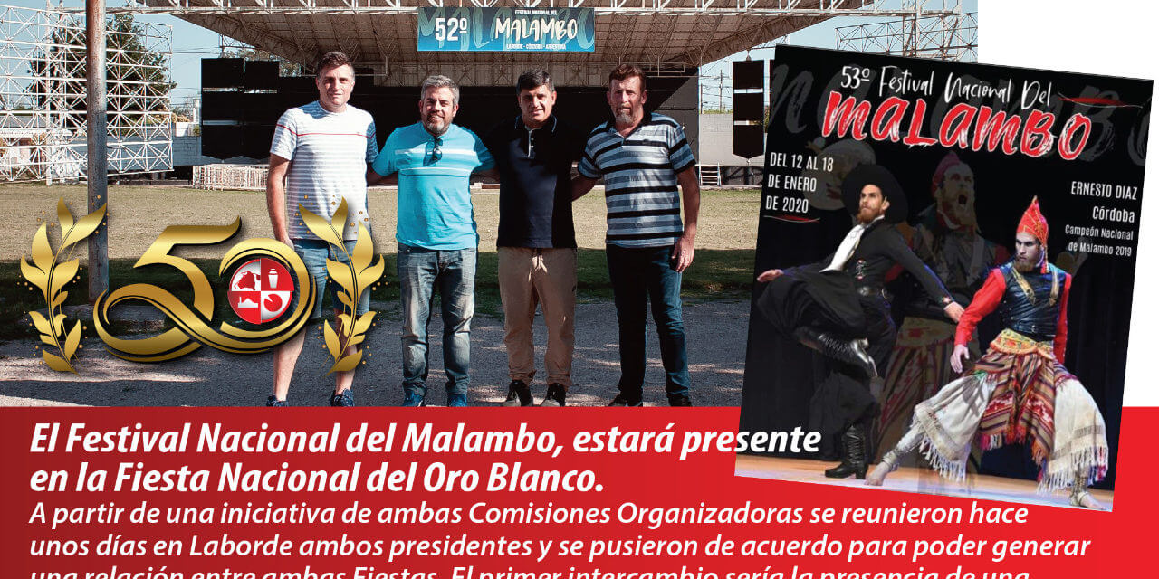 El Festival Nacional del Malambo estará presente en la Fiesta del Oro Blanco en Canals