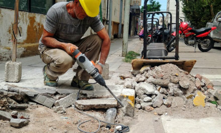 Río Cuarto: se están refaccionando rampas en el macrocentro