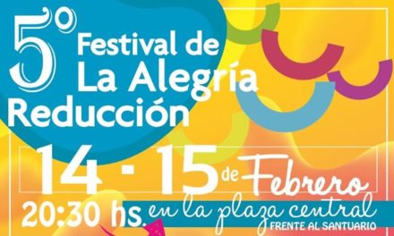 Reducción: se realizará el 5° Festival de la Alegría