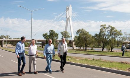 El gobernador habilitó el segundo tramo de la Costanera Sur de Río Cuarto