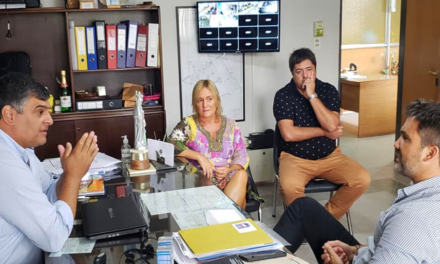 El Ministro de Gobierno Facundo Torres visitó Sampacho