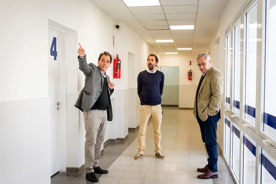 El Intendente Juan Manuel Llamosas recorrió el Centro de Salud