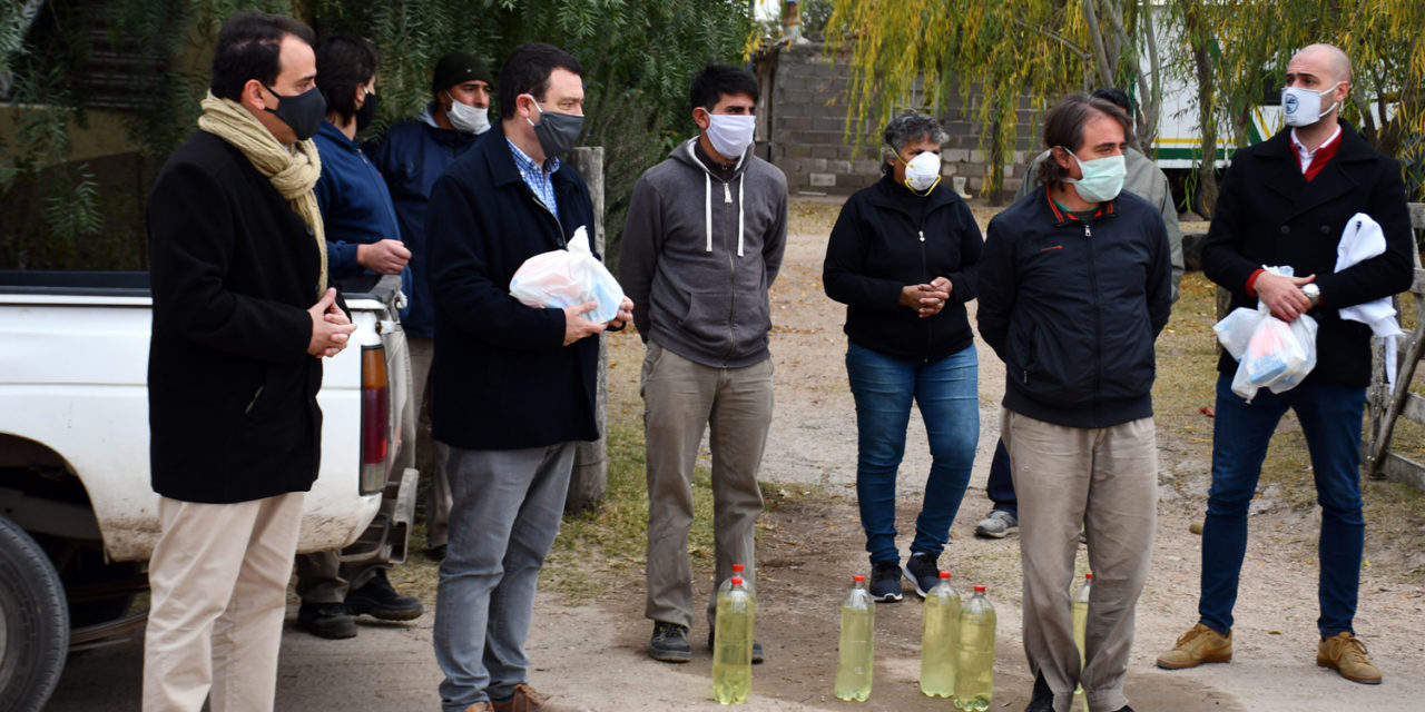 Río Cuarto: Comenzó la entrega de kits sanitarios en el barrio Islas Malvinas