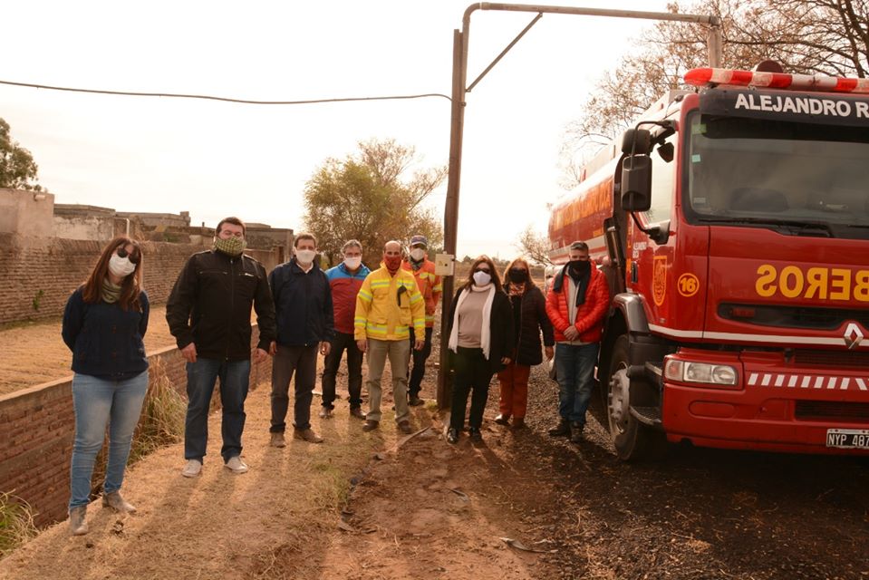 Alejandro: Viola inauguró una nueva perforación de agua para riego