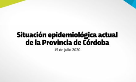 Situación epidemiológica actual de la Provincia de Córdoba