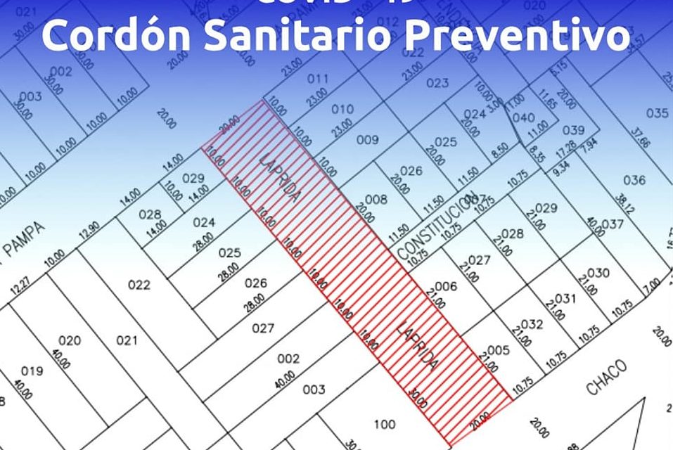 General Deheza: Cordón Sanitario Preventivo