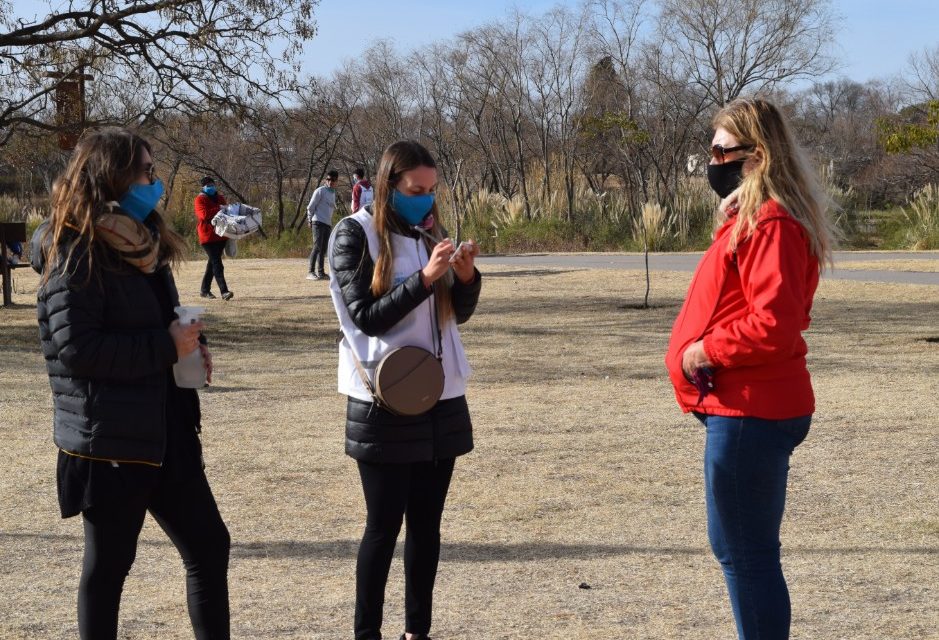 Río Cuarto: concientizan en parques sobre coronavirus