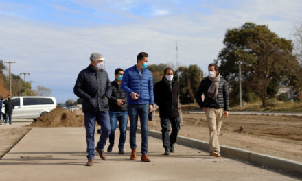 Río Cuarto: Avanza la obra de pavimentación en el Boulevard Buteler