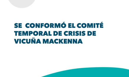 Se conformó el Comité temporal de crisis de Vicuña Mackenna