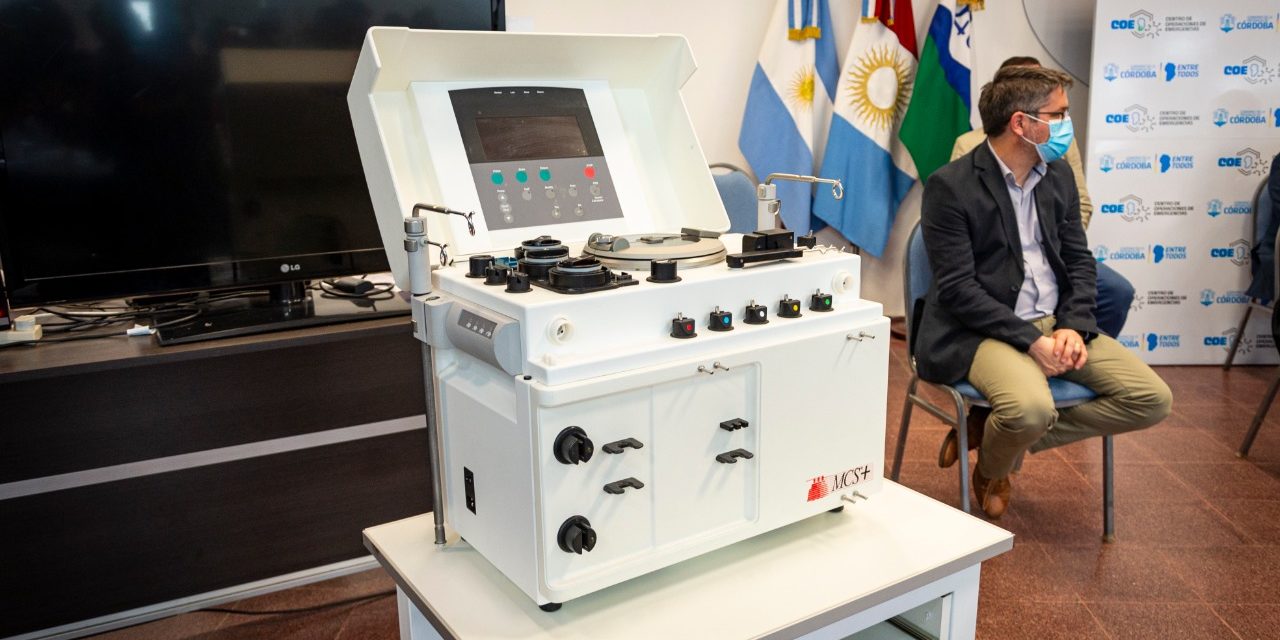 Río Cuarto: Nuevo equipamiento para la donación de plasma