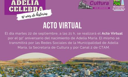 Adelia María celebra su 92° aniversario