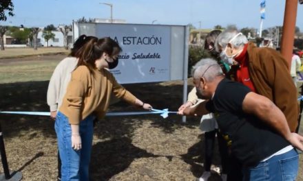 Se inauguró La Estación: un espacio saludable en Del Campillo