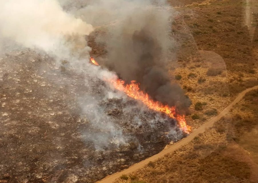 El fuego continúa activo en las regiones de Río Cuarto y Cruz del Eje