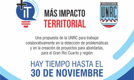 La UNRC convoca a presentar proyectos para Más impacto territorial