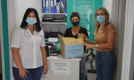 Laboulaye: entrega de kits de bioseguridad