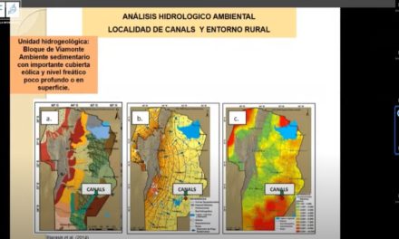 Docentes de Exactas presentaron evaluación de contaminación ambiental en Canals