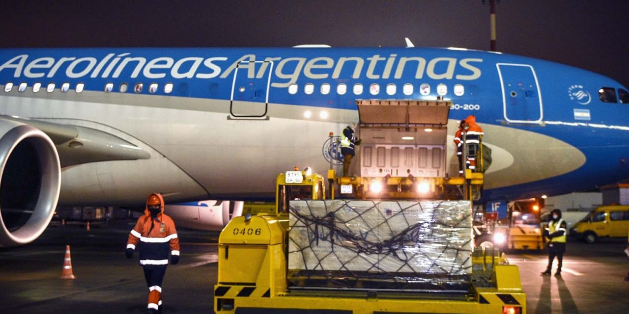 Partió el cuarto vuelo de Aerolíneas hacia Rusia que traerá más vacunas Sputnik V