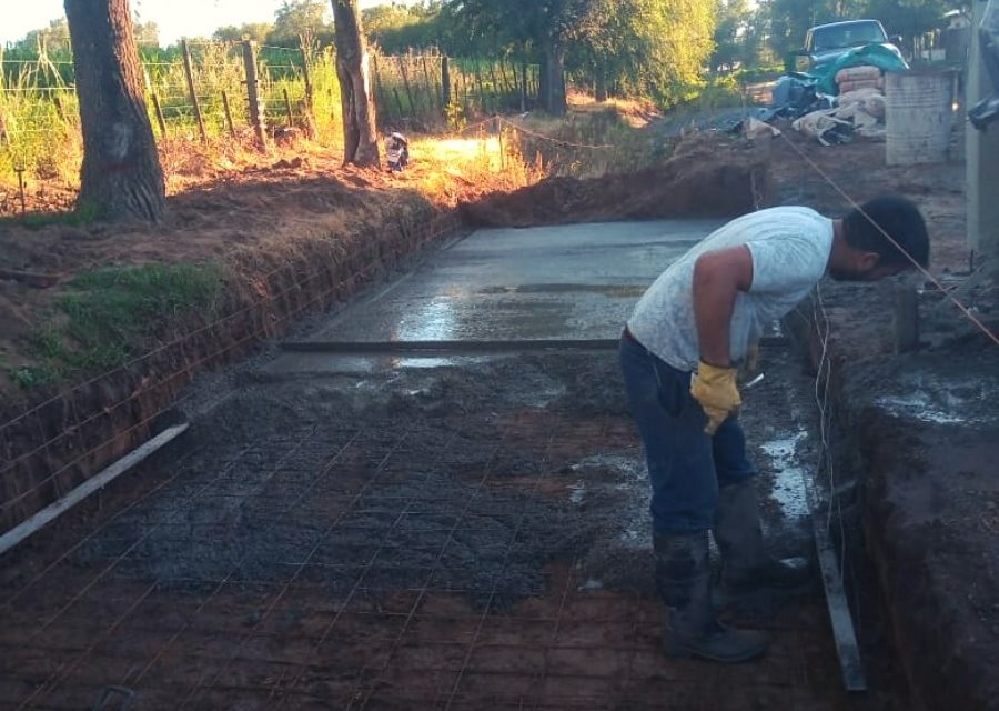 Bulnes inició una importante obra hídrica de desagüe