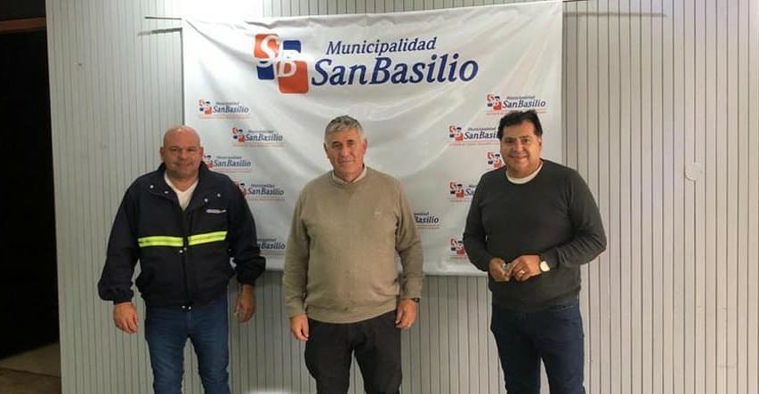 San Basilio: Visita de funcionarios de trenes argentinos