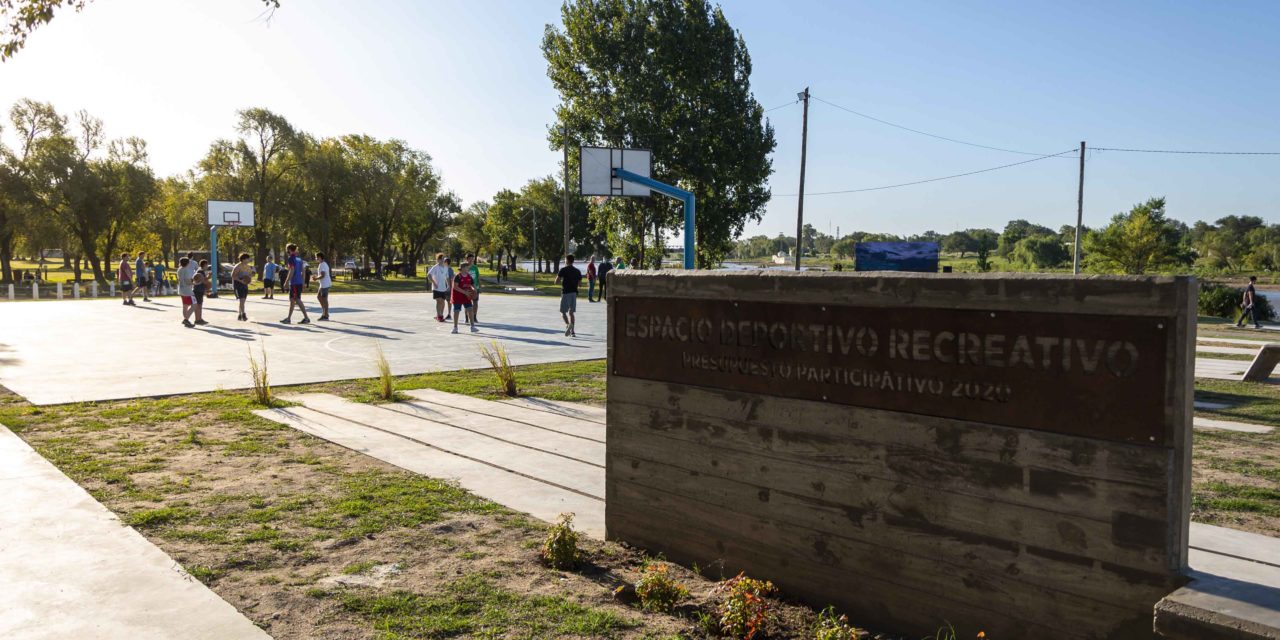 “Parque Costanera Sur”: El intendente inauguró un nuevo espacio deportivo -recreativo