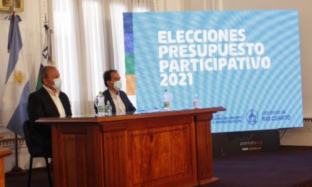 Río Cuarto: presentación elecciones Presupuesto Participativo 2021