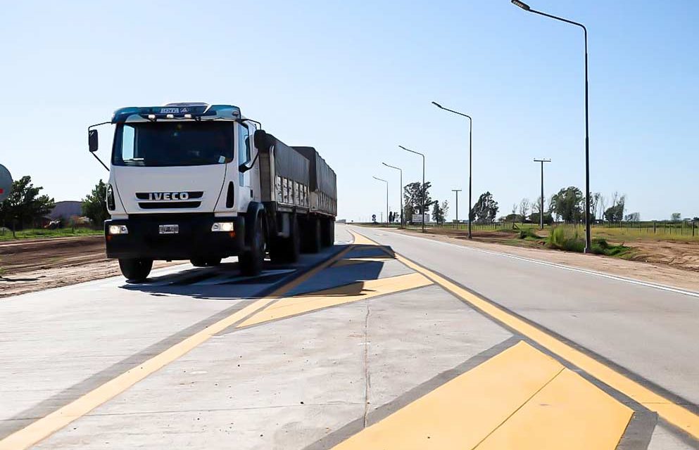 Schiaretti inauguró el desvío para el tránsito pesado de La Carlota