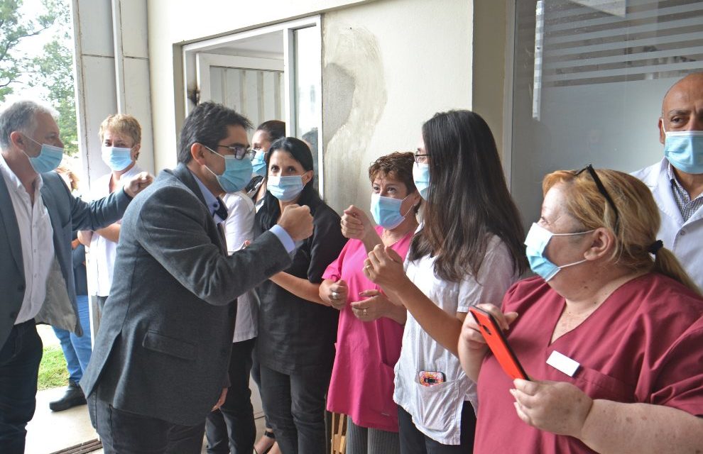 Cardozo inauguró la sala de gases del Hospital San Antonio de La Carlota