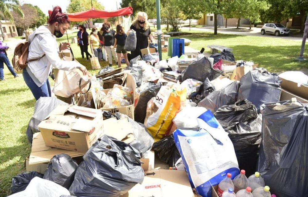Villa María: se recolectaron más de 1700 kilos de residuos reciclables