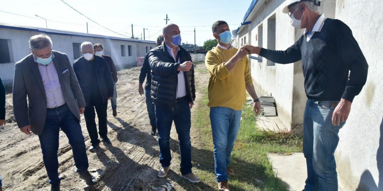 Villa María: Rosso supervisó el avance de las obras ejecutadas en Barrio Evita