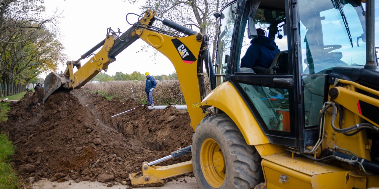 Río Cuarto: Avanza la obra de infraestructura del Colector Oeste