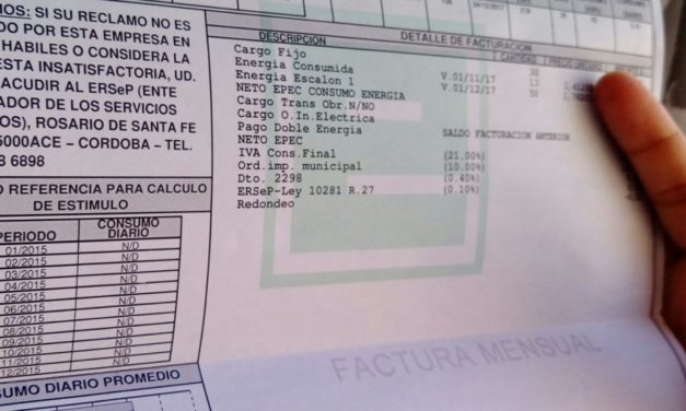 El Ersep autorizó a Epec un nuevo aumento de tarifa de la energía eléctrica