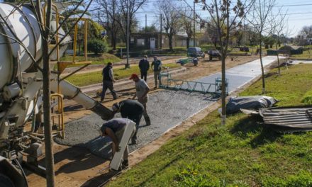Arias: Comenzó la obra de pavimentación en Av. Catamarca