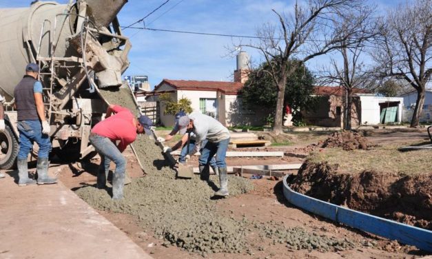 San Francisco: invierten un millón y medio de pesos en cordón cuneta