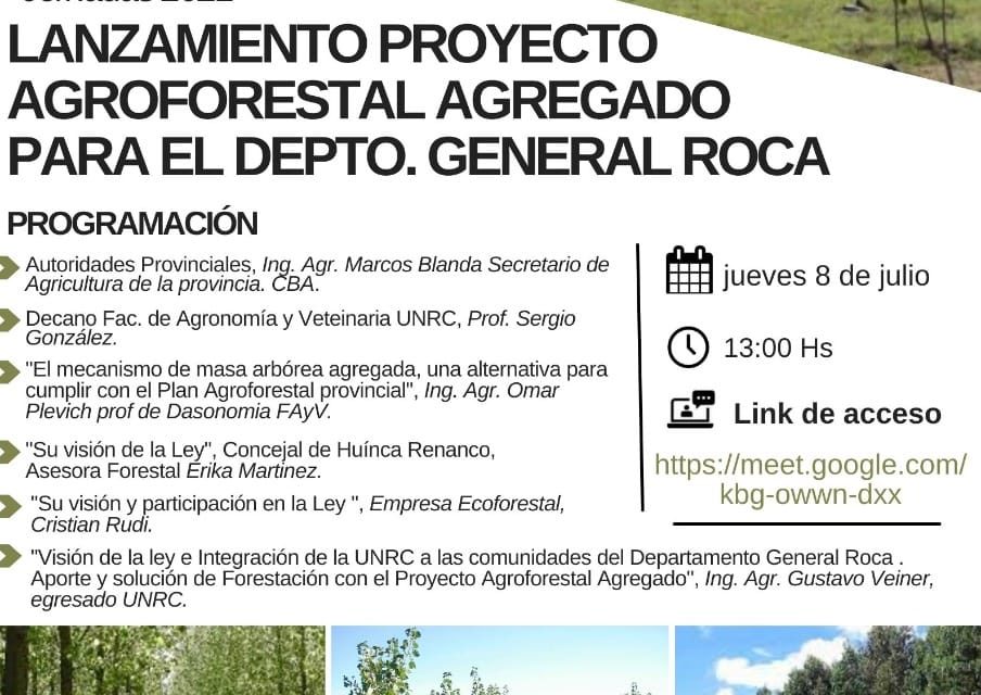 La UNRC participa de un plan agroforestal para el sur provincial